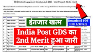 India Post GDS 2nd Merit List 2024, Download State Wise GDS 2nd Merit List & Check GDS 2nd Merit List Cut Off