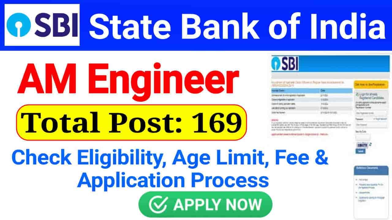 SBI Assistant Manager Engineer Recruitment 2024 Apply Online, Check Eligibility, Application Process