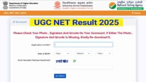 UGC NET Result 2025 Out, NTA December Exam Scorecard & Result Link at ugcnet.nta.ac.in