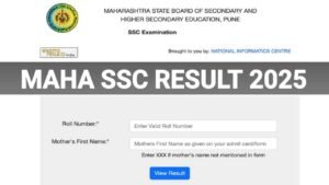 Maharashtra SSC Result 2025, MSBSHSE Class 10th Result Date & Time @mahresult.nic.in