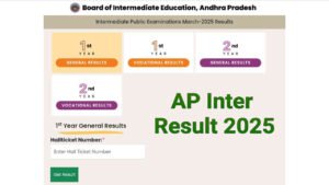 AP Inter Result 2025 Out, BIEAP AP Inter 1st & 2nd Year Result Download Link @bie.ap.gov.in