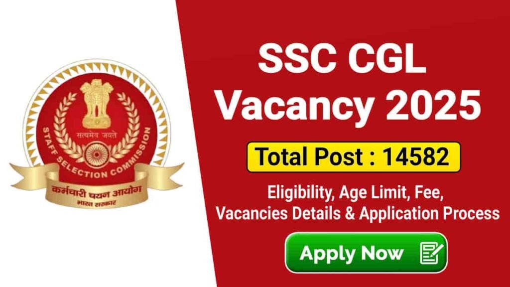 SSC CGL Vacancy 2025 Apply Online, Notification, Eligibility, Selection Process