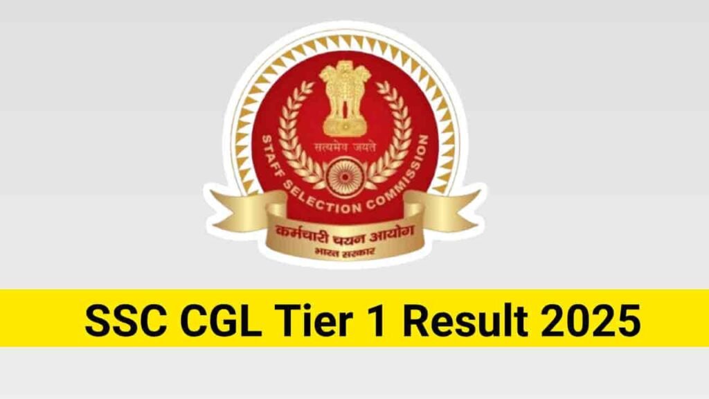 SSC CGL Result 2025, Tier 1 Result and Merit List PDF Download Link, Cut Off Marks